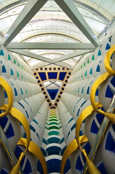 Photograph Yiannis Logiotatides Burj Al Arab Interior 01 on One Eyeland